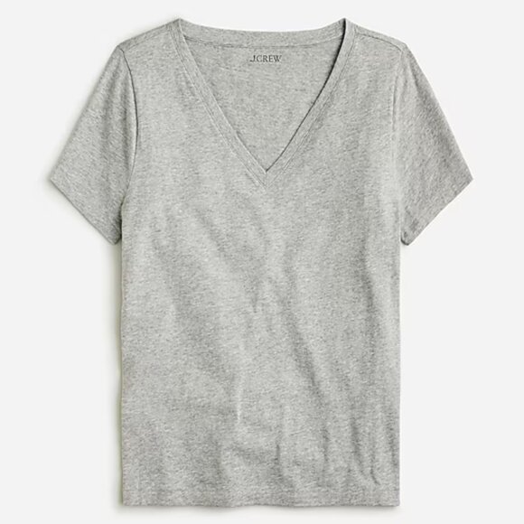 J.Crew Vintage Jersey Classic Fit V-neck Tee, XL, Brand New with Tags! Grey - Picture 1 of 1
